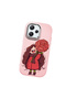 Redmi 12 Compatible Case Camera Protector Pink Silicone Couple Phone Case Girl Patterned - 3
