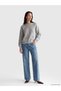 Peak New Season Gray Crew Neck Women's Knitwear Sweater - 2
