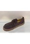 Genuine Leather Suede Rubber Sole Velcro Strap Casual Women's Shoes - 3