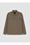 Lcw Jeans Khaki Loose Fit Men's Jean Shirt - 5
