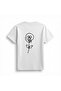 Abstract Floral Heart Leaf Printed Women's T-Shirt - 2
