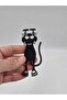 10 Pieces Wooden Cute Cat Bookmark Black Color 3 mm Mdf Laser Cut Bookmark (10 cm) - 2