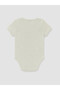 Ecru crew neck baby boy snap-on bodysuit 2-pack - 7