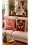Set of 2 Sardines & Grapefruit Themed Decorative Throw Pillow Covers