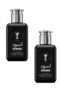 قطعتان من عطر أسود 100 مل