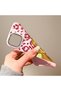 Pink Silicone Case with Shock-Absorbing Camera Protections Compatible with iPhone 13/14 - 4