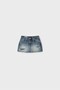 D62 Denim Şort Etek - 6