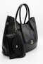 Mini Wallet Detailed Hand and Shoulder Bag Black Arm198