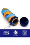 Collapsible Water Bottle, Solid Color Silicone Foldable Water Bottle for Sports, Trekking, Cycling, Outdoor, College, and Gym Water Bottle With Sipper Lid and Snap Hook - 4