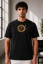 Unisex Oversize Embroidered Spider-Man Design 100% Cotton T-Shirt