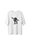 Men's Oversize T-Shirt Skateboarding Astronaut Print Space Theme Accent Comfortable Cut Casual Modern Stylish - 2