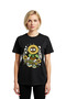 Women's Graphic Printed Sunflower Turntable Music Themed Relaxed Fit Cotton T-Shirt Casual Modern Stylish
