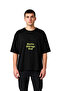 Nacho Ortalama Dad Humor Printed Men's Oversize T-Shirt