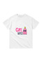 Women's Kids T-Shirt Girl's Boss Strong Statement Printed Relaxed Fit Short Sleeve Round Neck Casual Modern - 2