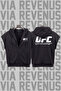 Printed Sleeveless Zippered Hooded Sweatshirt Wide Fit 3 Thread Threaded Sports Vest