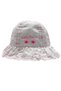 Cotton Baby Bucket Hat - Eye Patterned Ruffle Beach Sun Hat - 6