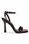 Elaris Women's Single Strap Patent Leather Square Toe Heeled Shoes 11cm - 2
