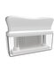 Meat tenderizer with 48 blades, removable and washable, suitable for tenderizing chicken, white.