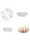 Round steaming rack, stainless steel, suitable for air fryers, silver. - 5