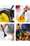 Silicone kitchen utensil set of 5, heat resistant and scratch resistant, black. - 3