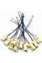 10 G9 ceramic lamp holders 250V.