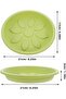 10 round PP plant pot coasters waterproof. - 5