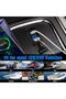 مقبس شاحن السيارة، منفذ طاقة السيارة من نوع PD Type C و QC3.0 USB مع فولتميتر رقمي LED، متوافق مع - 4