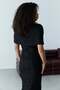 Black Bolero Strapless Lace Embroidered Long Evening Dress - 7