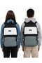 A+ Premium Quality 5 Compartment Gray Water Repellent Water Bottle Compartment Sports Travel Middle School High School Daily School Backpack 641 - 2