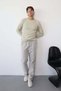 Men's Adjustable Waist Double Pocket Straight Leg Trousers Stone - 26Y 1097