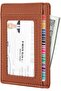 Front Pocket Minimalist Leather Slim Wallet RFID Blocking Medium Size - 2