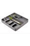 DrawerStore Compact Utensil Organizer For Kitchen Drawer Silverware, Flatware Tray, Gr