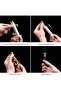 زجاجة عطر فارغة محمولة قابلة لإعادة التعبئة سعة 10 مل، بخاخ عطر مطور مع قمع تعبئة و - 3
