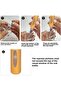 Portable Perfume Atomiser, Refillable Travel Spray Bottle, Aluminium pack of 4 - 3