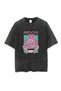 Mi̇ngalondon Washable Moon Wicked Lady Unisex Vintage T-Shirt - 2