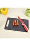 Medium-sized plastic cutting board with marble pattern and non-slip design - 3
