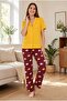 Women's Cotton Buttoned Short Sleeve Pajama Set - 2