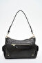 Women's Shoulder Bag Suede Black Sly464 - 2