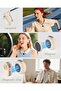 Wireless Lavalier Microphone for iPhone/Android, TNW A36 Mini Mic with Noise Cancellation, 2in1 Clip - 2