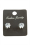 Single Stone Magnet Zircon Earrings 8 mm