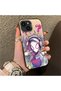 Spiderman Couple Case Compatible with iPhone 15 Plus/14 Plus Acrylic Back Silicone Edge Protection - 3