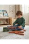 Timber Truck 38 cm 8 Pieces Large Size Log-Carrying Toy Military Truck Forest Logging Truck - 6