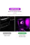 مجموعة من 4 أضواء داخلية للسيارة بمنفذ USB، طقم إضاءة LED صغير للسيارة، مناسب لجميع السيارات - 4