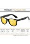 Classic Square Sunglasses for Men Women Polarized UV400 Protection | Lightweight Rectangular - 4
