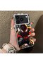 حافظة هاتف متوافقة مع iPhone 17 Pro مصنوعة من السيليكون بنمط سبايدرمان وحافة خلفية صلبة - 3