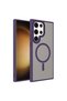 Galaxy S23 Ultra Case Magsafe Supported Camera Raised Matte Anti-Fingerprint Silicone - 6