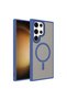 Galaxy S23 Ultra Case Magsafe Supported Camera Raised Matte Anti-Fingerprint Silicone - 2
