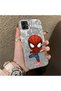 Samsung Galaxy A04E Compatible Spider Man Patterned Silicone Edge Hard Back Case Couple Phone Case - 3