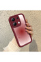 Redmi Note 13 4g Compatible Maroon Blur Gradient Star Pattern Silicone Case