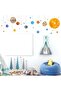 Space Wall Decals, Removable Universe Wallpaper Decor, Adhesive Planet Solar System Sticker - 4